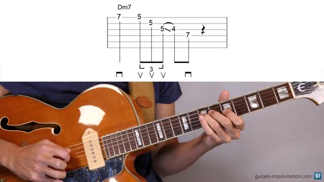 Sweep picking on jazz guitar