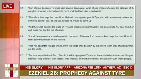 Ezekiel 26 - Prophecy Against Tyre