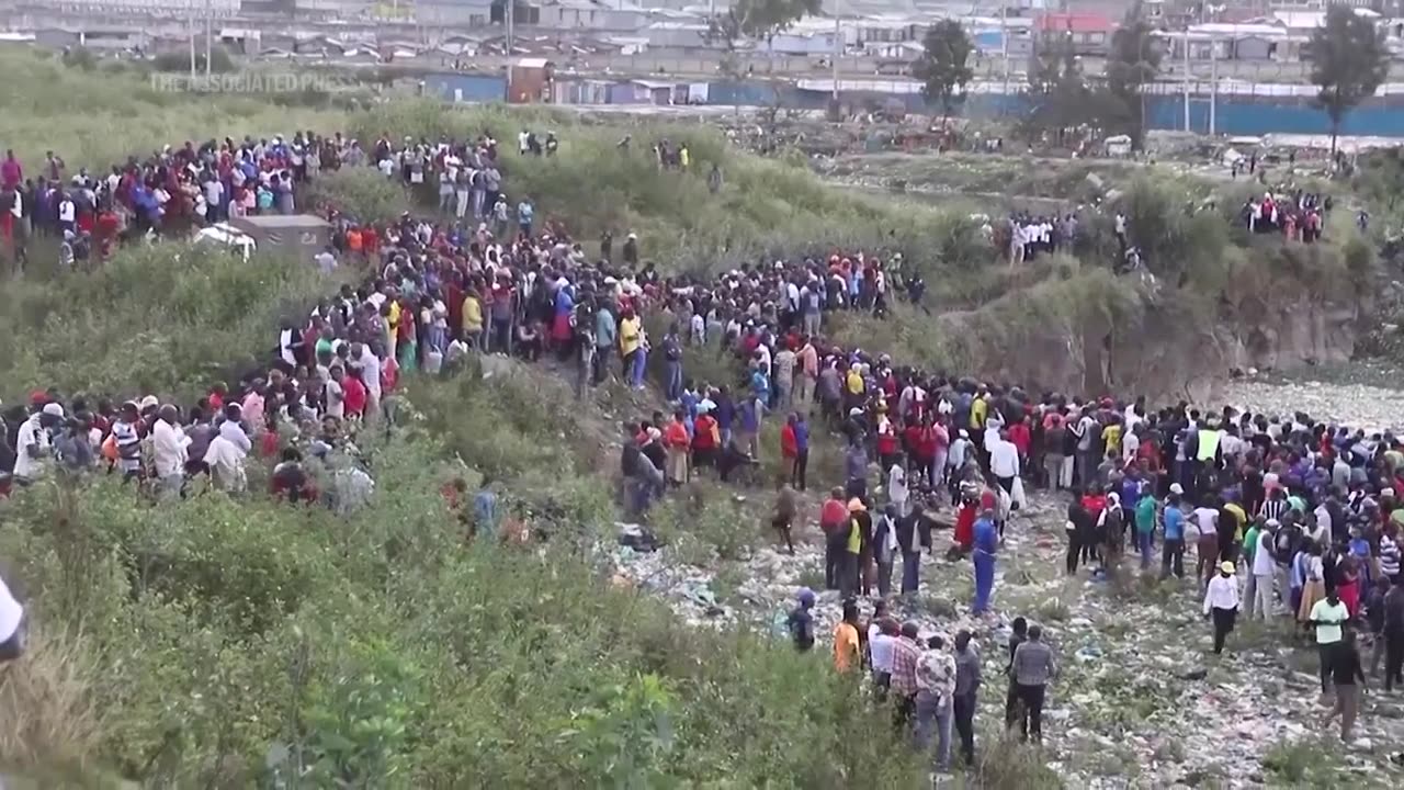 Police in Kenya arrest man after dismembered bodies of women found in quarry.mp4