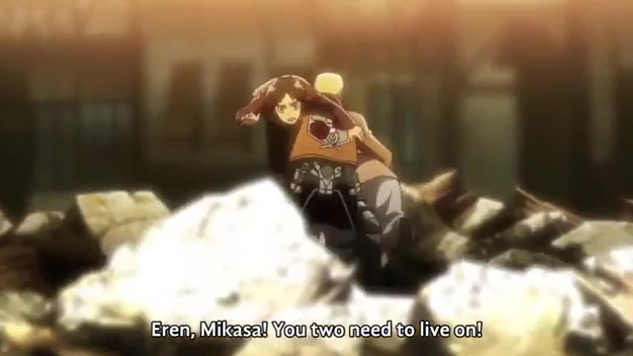 Attack on Titan Eren's mom death sub