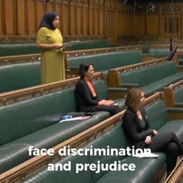 Apsana Begum mp discrimination that Muslims face.