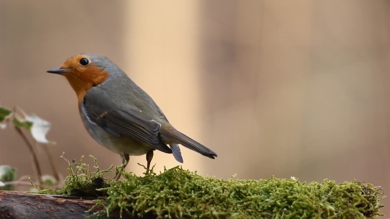 Robin bird the most beautiful bird