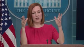 Psaki Snaps at a Reporter's Question, then Storms Off