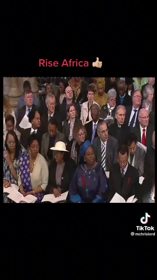 African Man Protests Feet Away From Queen's Casket Against English Slave Trade