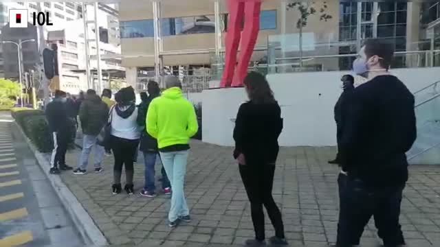 CTICC vaccine queue snakes around building as over 18s come out for jabs