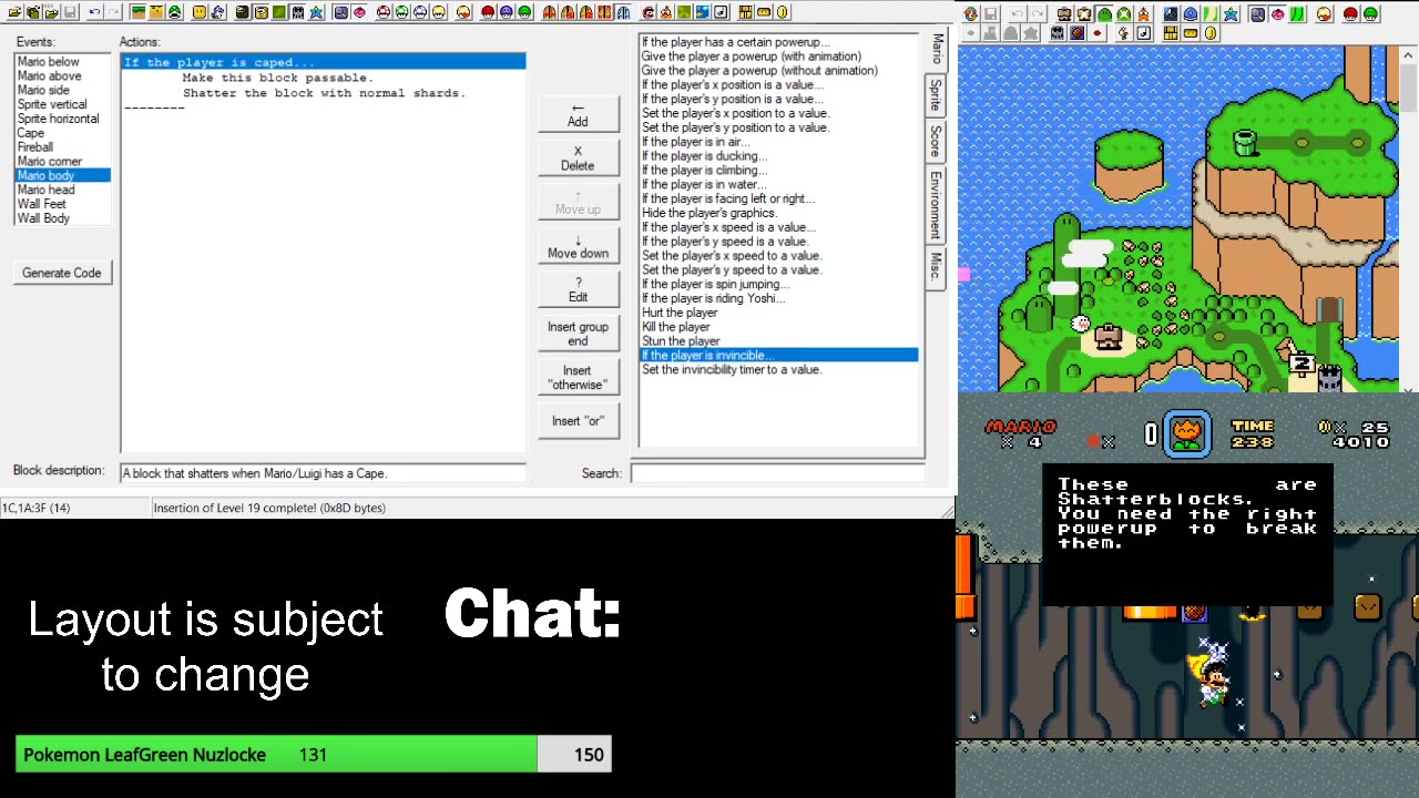 Super Mario World ROM Hacking Session #3 *STREAM ARCHIVE*