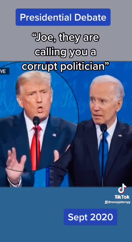 Joe Biden's a corrupt politician