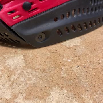 Installing a chin strap on a proflex