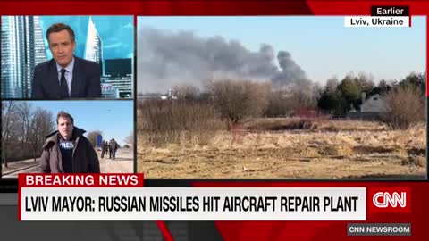 Russian missiles hit aircraft repair plant