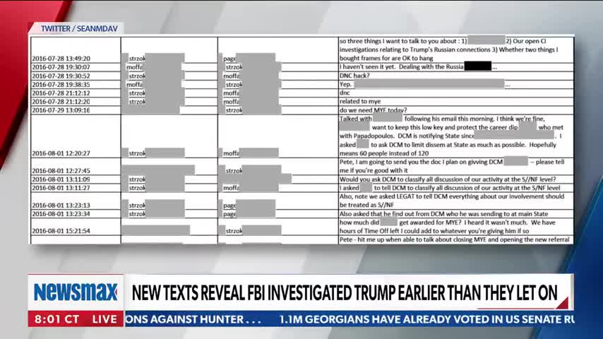 BREAKING- New Strzok texts reveal FBI's eyes on Trump - Report - YouT