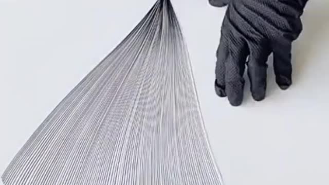 Quickly draw some black lines on white paper