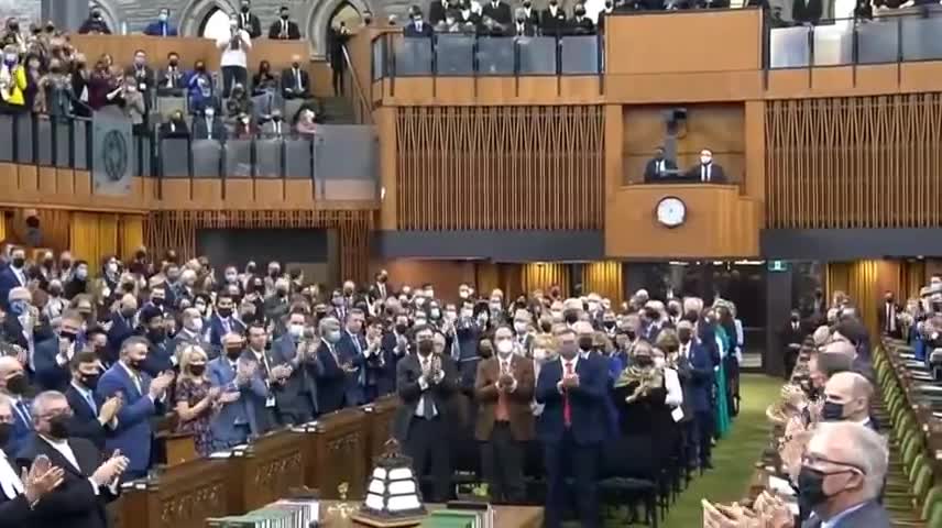 Ukraine's Zelensky received a standing ovation after he appeared before Canada's parliament.