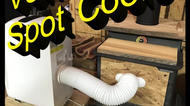 Installing Spot Cooler Into a Wood Stove