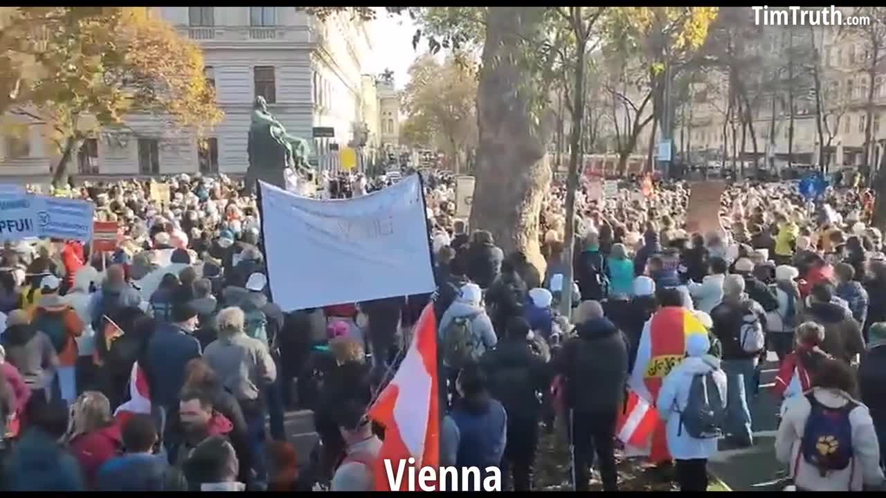 Austria's HUGE Uprising For Medical Freedom. NO Mandatory Vax! NO Lockdowns! NO Unvaxxed Jail Camps!