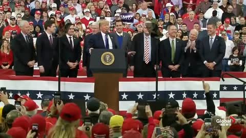 President Trump asked me a question about my 401K - 01/14/2020 Milwaukee, WI Trump Rally