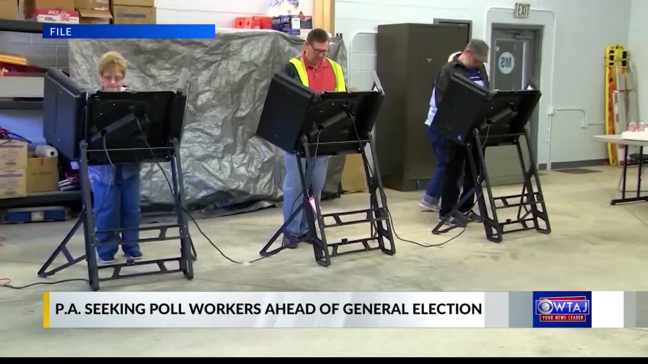 Pa seeking poll workers ahead of general election