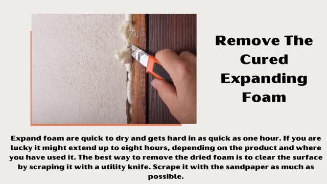 How to remove cured spray foam? Spray Foam Removal Ltd