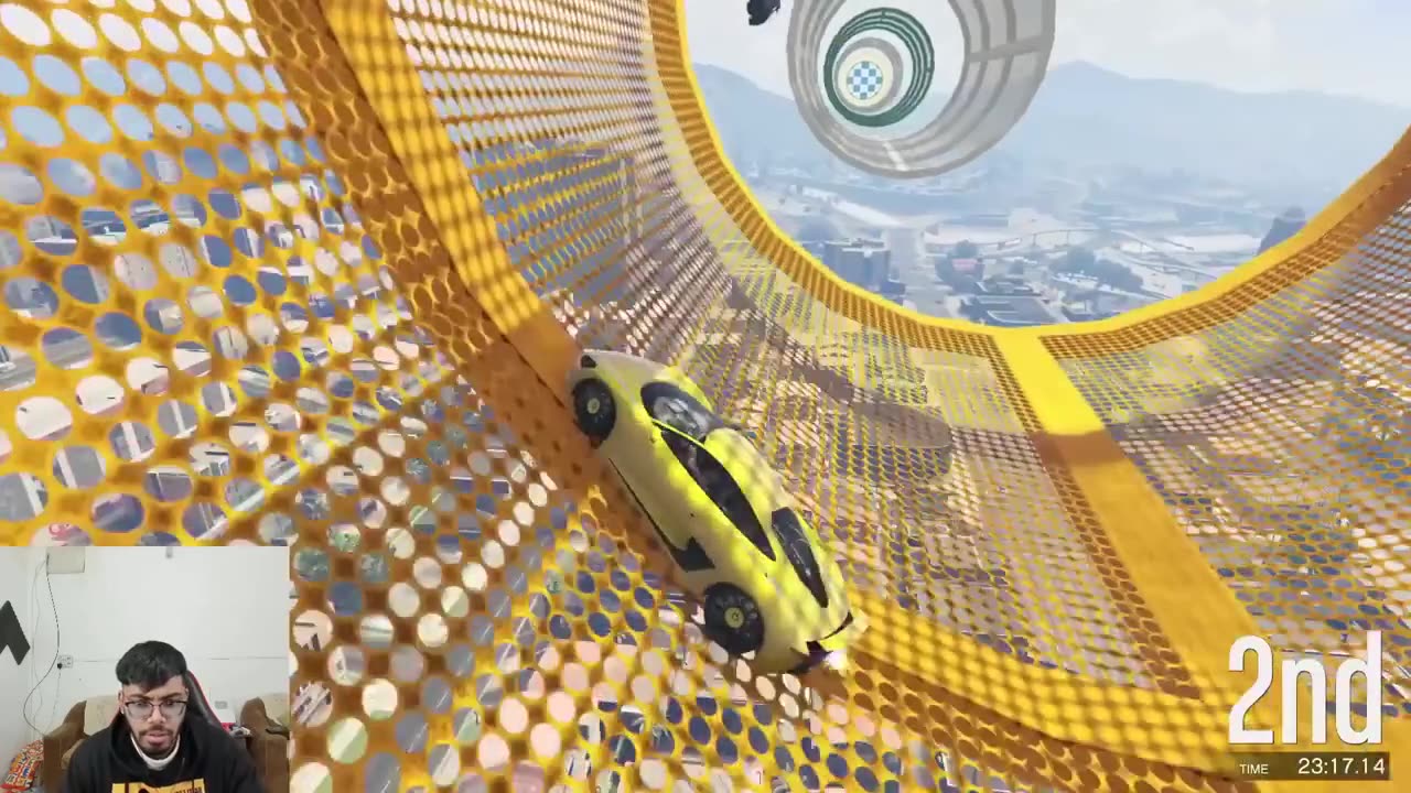 Impossible car parkour race in gta 5