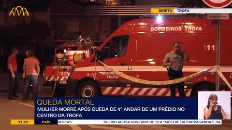 Mulher morre em queda de 4.º andar na Trofa