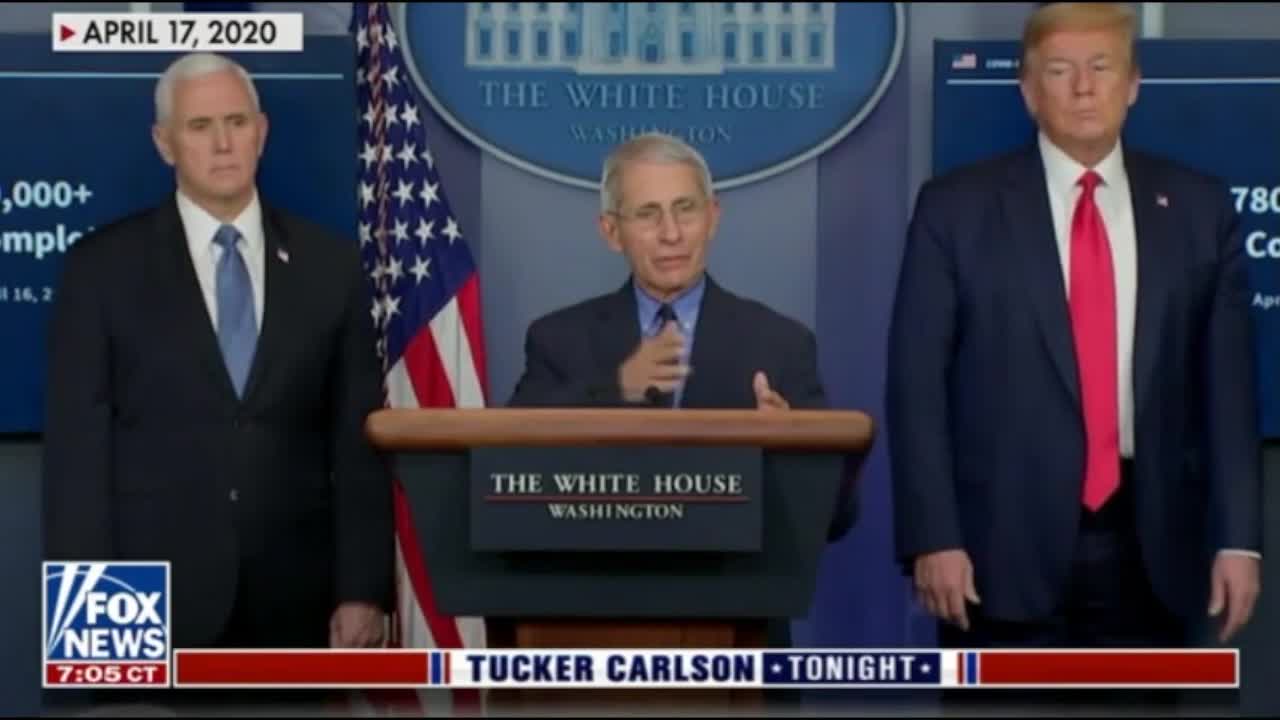 Fauci in April 2020