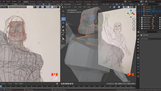 Blender Escultura He-man 05