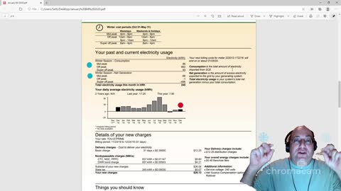 My Solar Bills December 2019