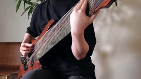 When you love LoFi Hiphop but you only have 14 strings guitar