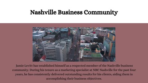 Jamie Levitt Nashville - A Marketing Professional