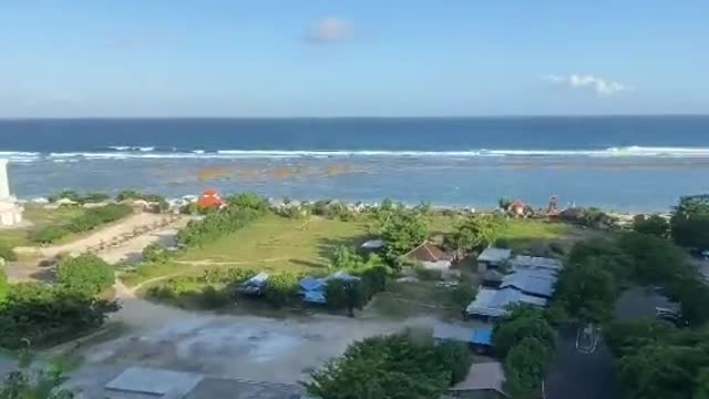 Pandawa beach bali from the top of the hill, very stunning