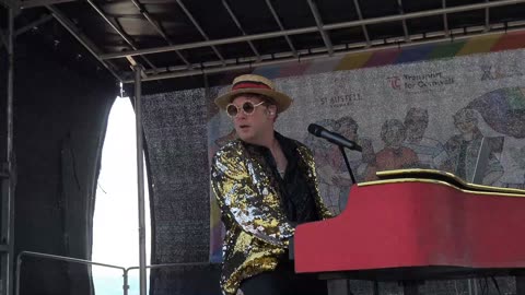 Penzance Cornwall Gay LGBTQIA+ Pride F Lton John Elton John Impersonator Part 5
