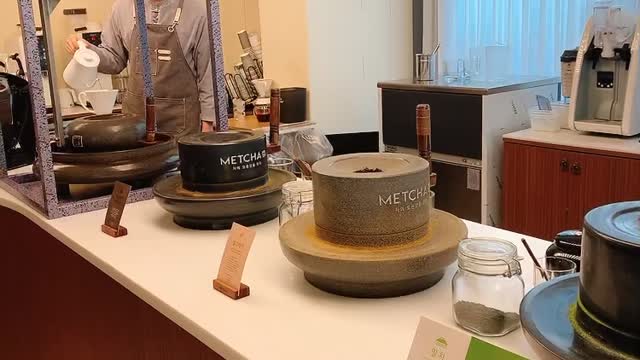 The Coffee Beans are Grinded through Automated Millstones.