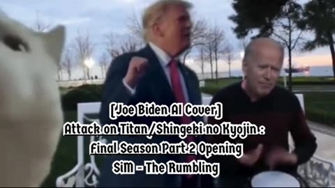 [Joe Biden sings/AI Cover] Attack on Titan/Shingeki no Kyojin Final Season OP Sim -The Rumbling