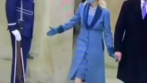 Military refuses to shake hands with Jill Biden