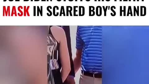 Joe makes a little boy TAKE HIS FILTHY MASK!!!