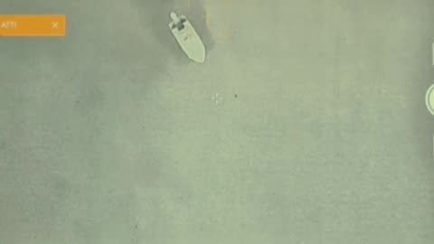 Ukrainian maritime drone blown up by a UAV strike