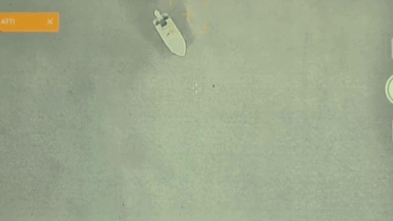 Ukrainian maritime drone blown up by a UAV strike