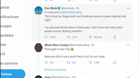 Elon Musk niega una aventura amorosa con la esposa de cofundador de Google
