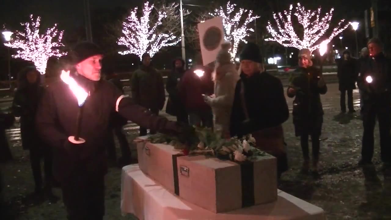 Begravnings ceremoni 17 miljoner döda...