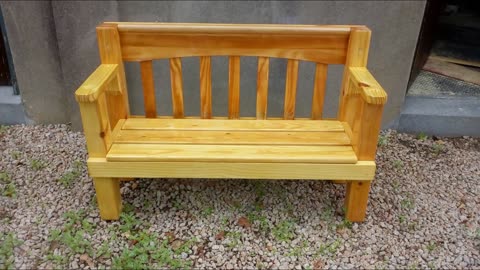 Things I've Made: Child's Bench 3