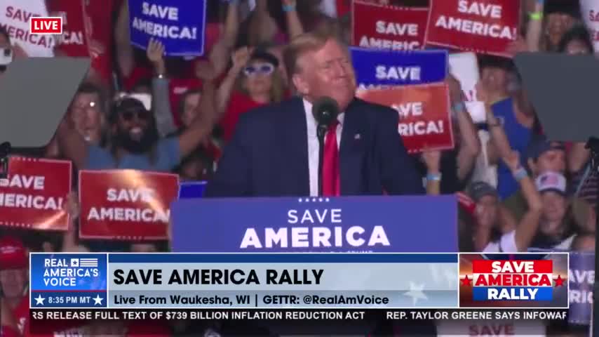 "We're going to take back America." - said, President Donald J. Trump.