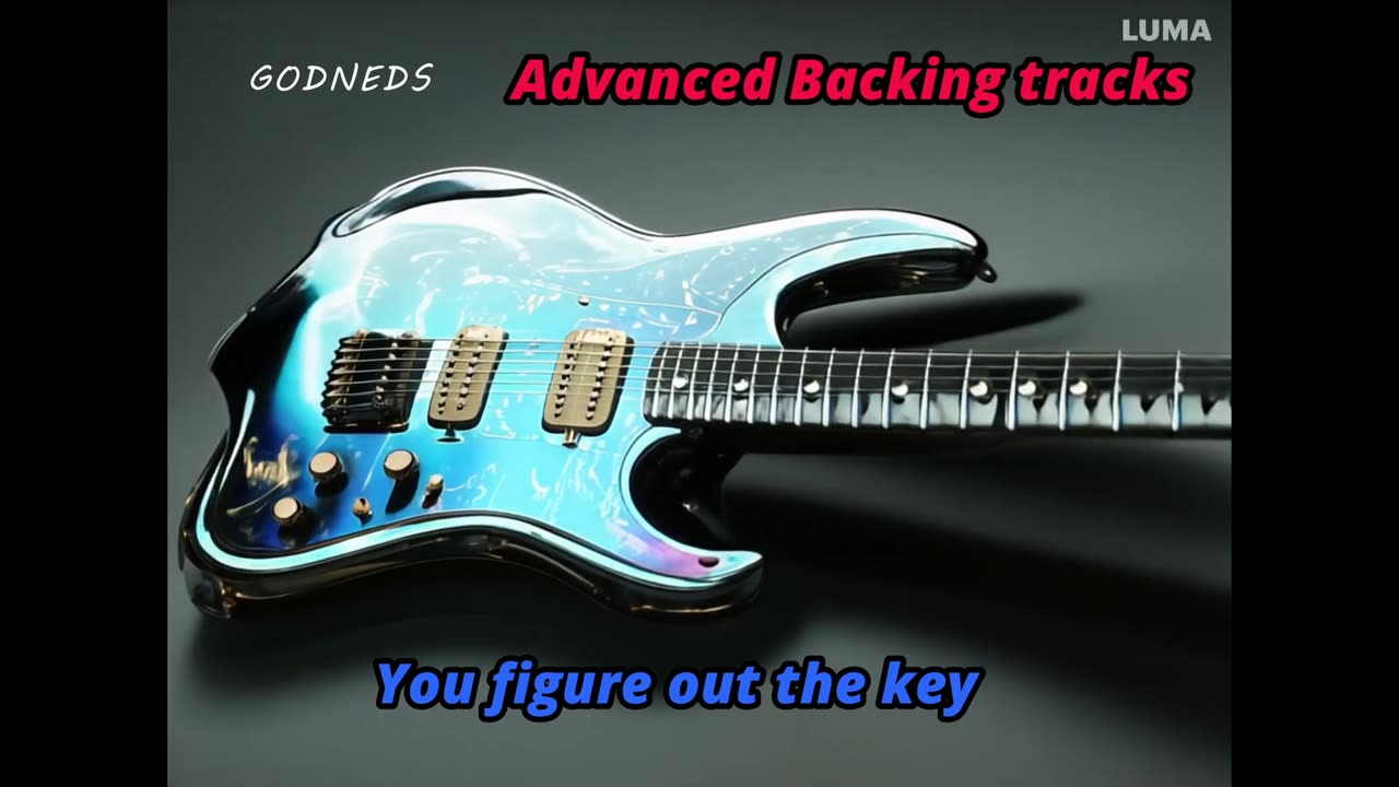 Retro Metal backing track #1