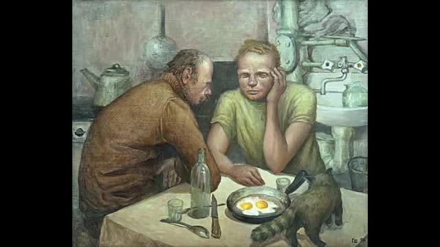 Высоцкий: "Скатерть белая, залита вином..". (R).