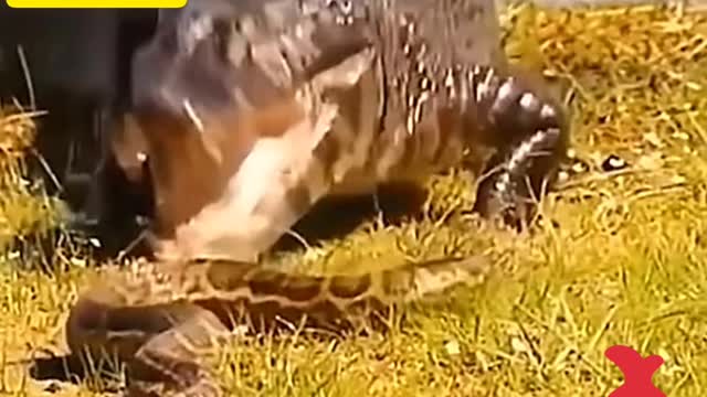👍👍Python snake crocodile attack👈👈