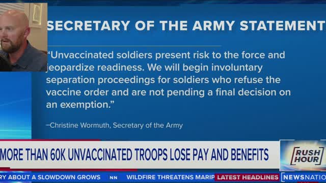 Andrew Reacts: 60k Unvaccinated Soldiers to Lose Pay & Benefits
