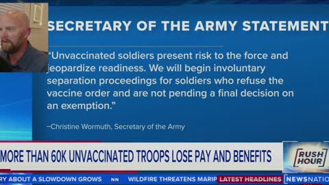 Andrew Reacts: 60k Unvaccinated Soldiers to Lose Pay & Benefits