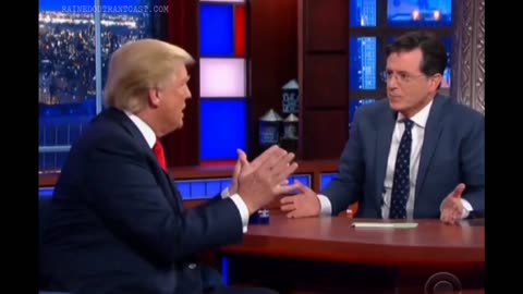 Donald Trump on Late Night w Stephen Colbert FULL
