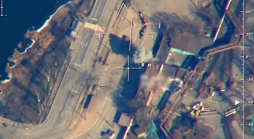 UAV "Pacer" struck at the fortifications and armored vehicles of the Armed Forces of Ukraine
