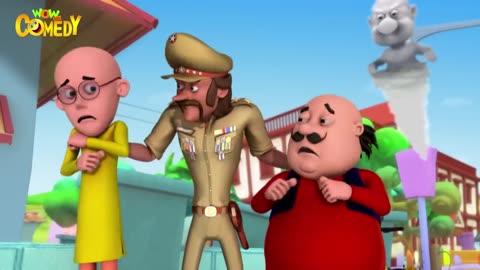 motu patlu and scooter race