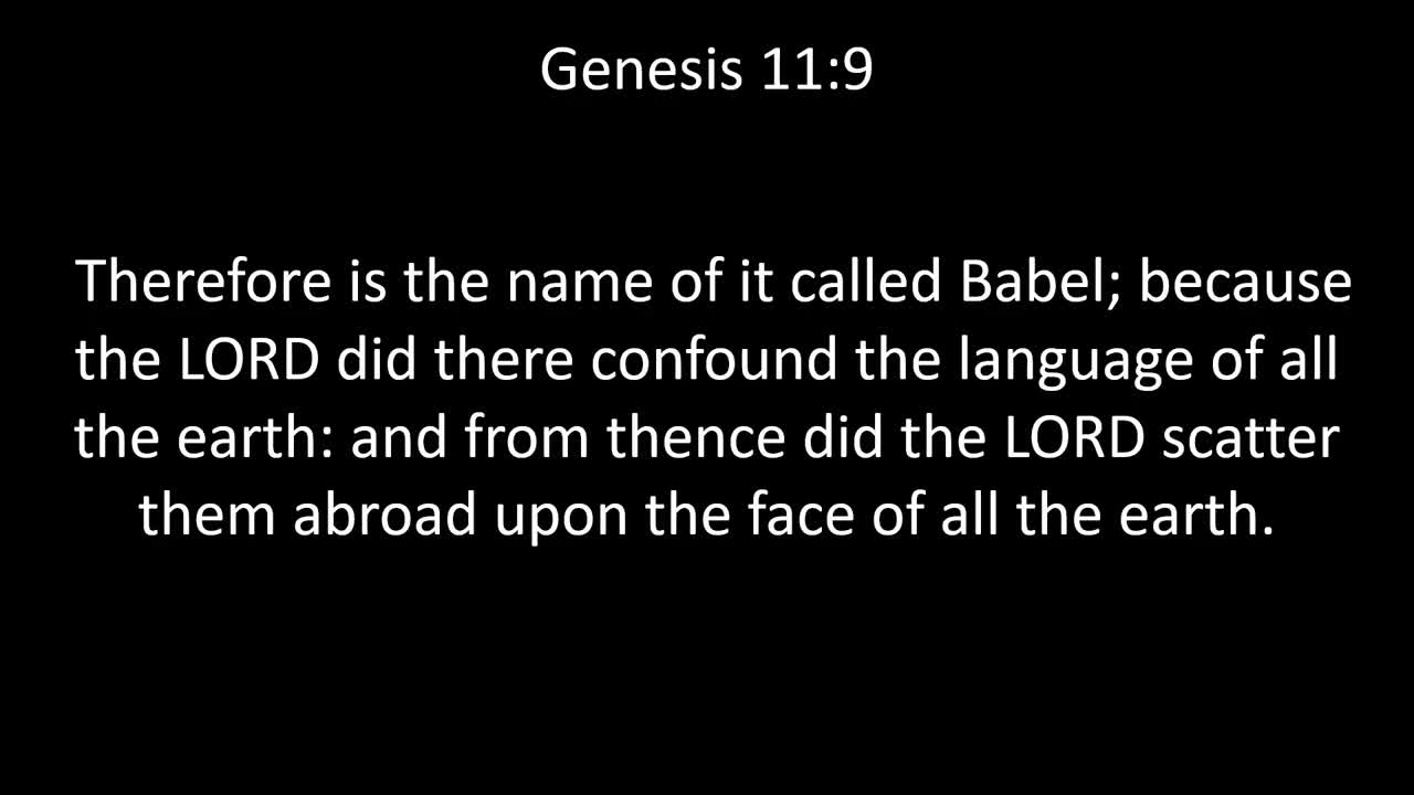 KJV Bible Genesis Chapter 11