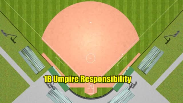 3 Umpires - Runner On 1B & 2B - Pickoff At 1B